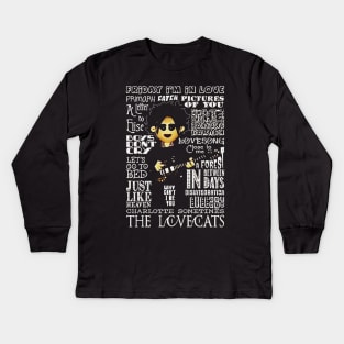 List Of Songs The cure Kids Long Sleeve T-Shirt